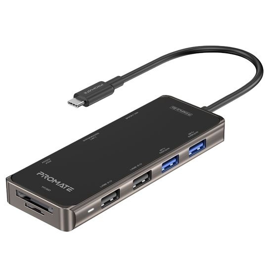 Promate 9-in-1 USB Multi-Port Hub