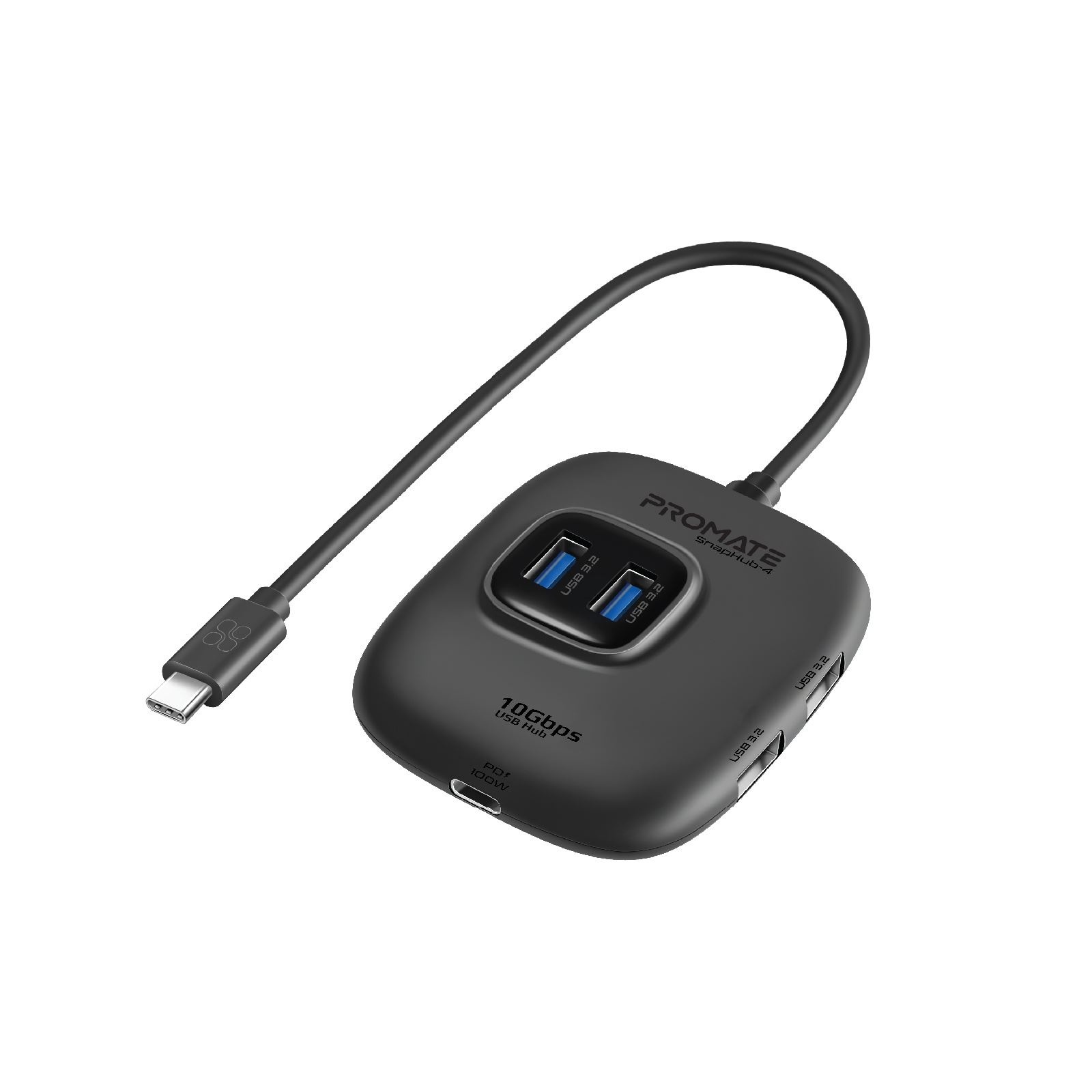 Promate SnapHub 4-in-1 Ultra-Fast Hub with USB-A Input