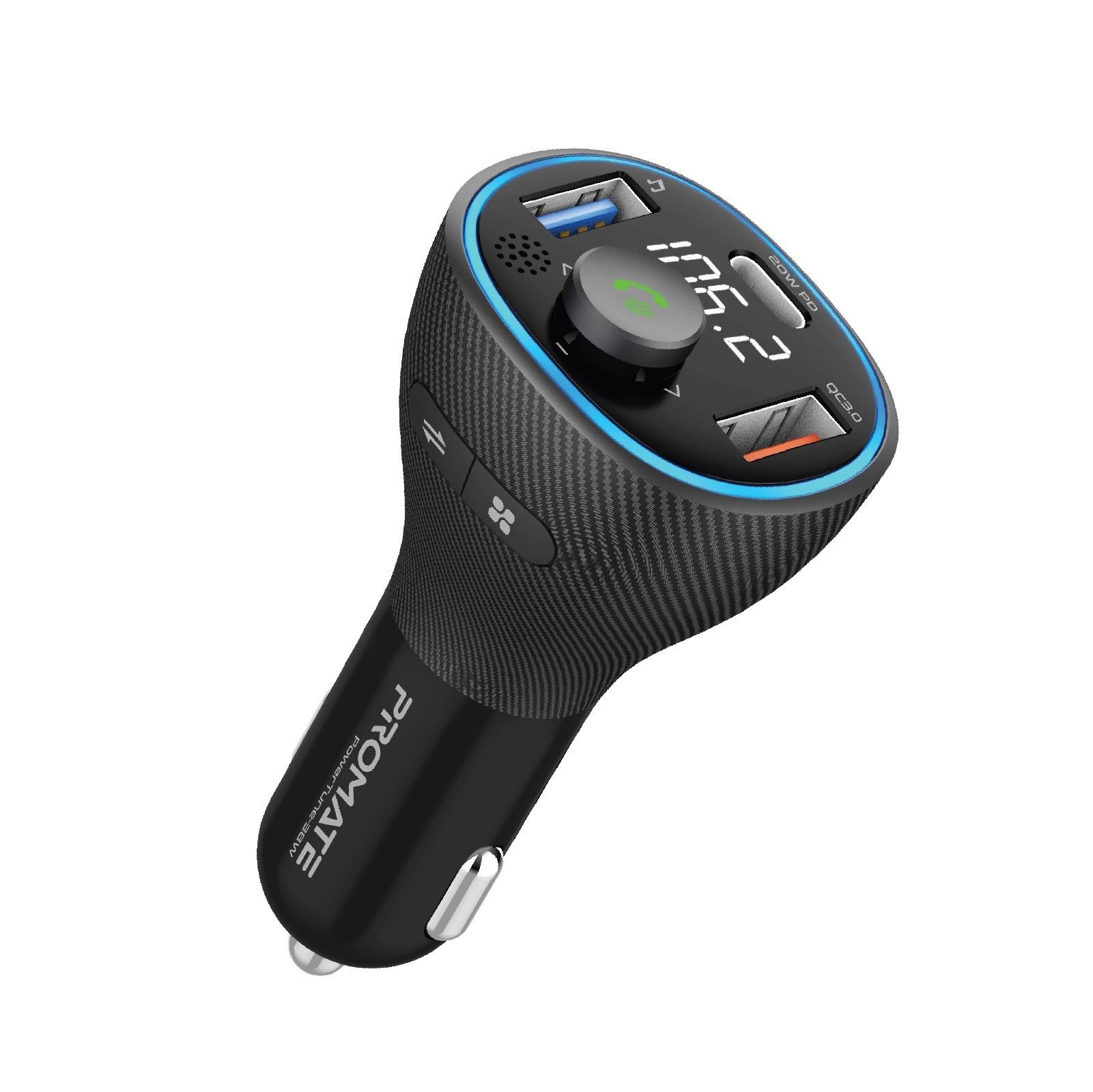 Promate PowerTune Wireless In-Car FM Transmitter