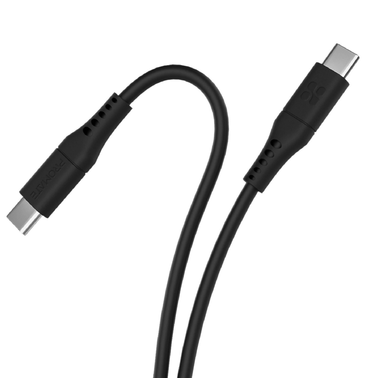 Promate PowerLink USB-C Cable (2m, Black)
