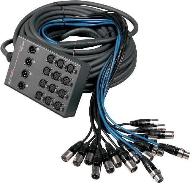 Proel Signal Multi Box 12 In /4 Returns 25m PCB Wired