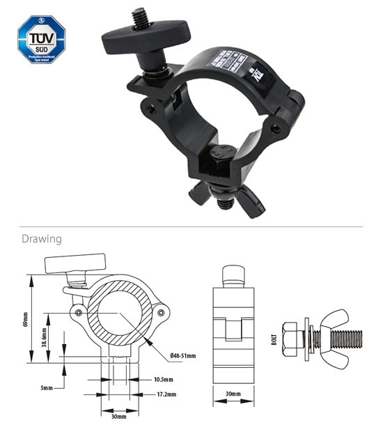 Kupo 901B Burger Coupler (Black)