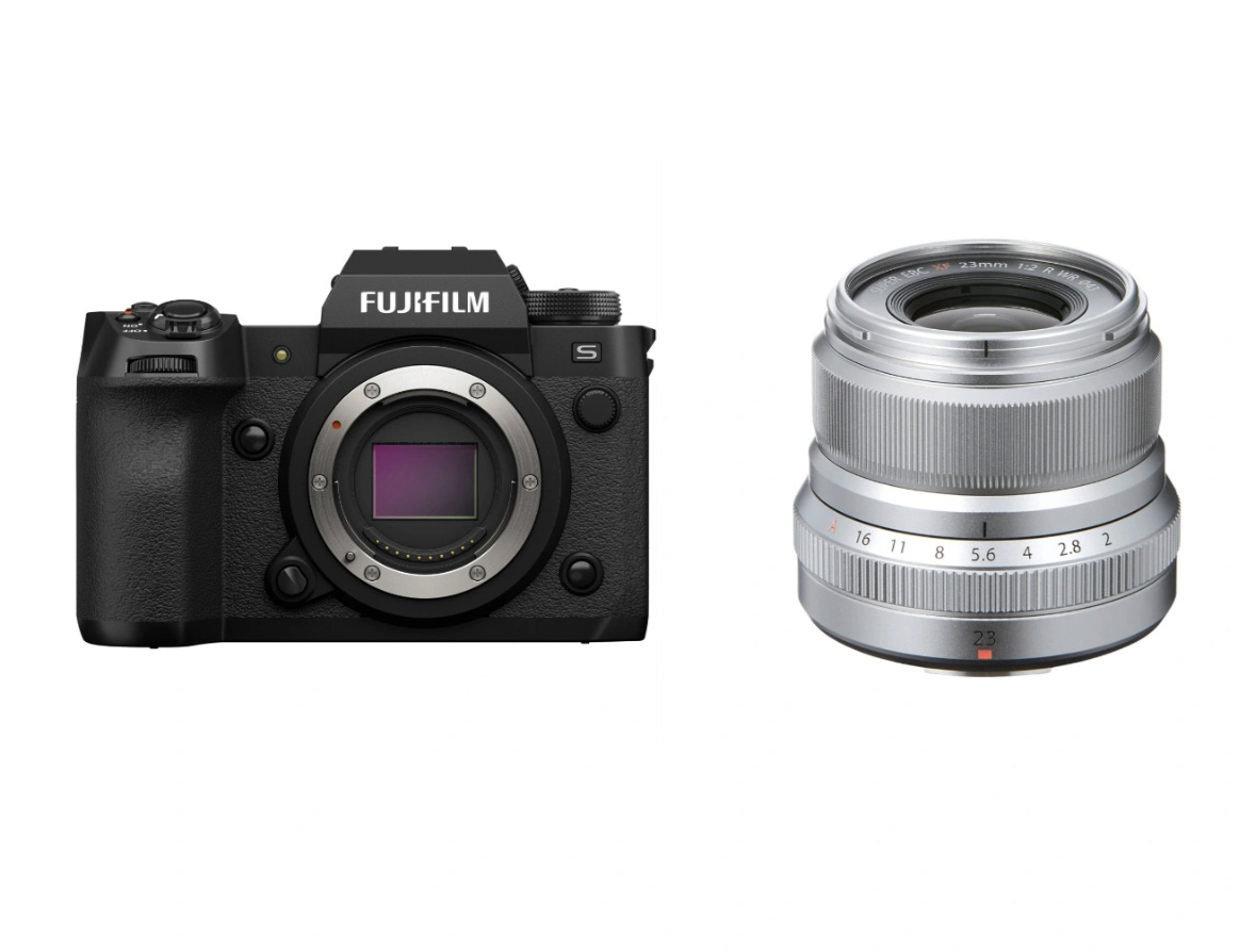 Fujifilm X-H2S Mirrorless Camera with XF 23mm Lens Kit (Silver)