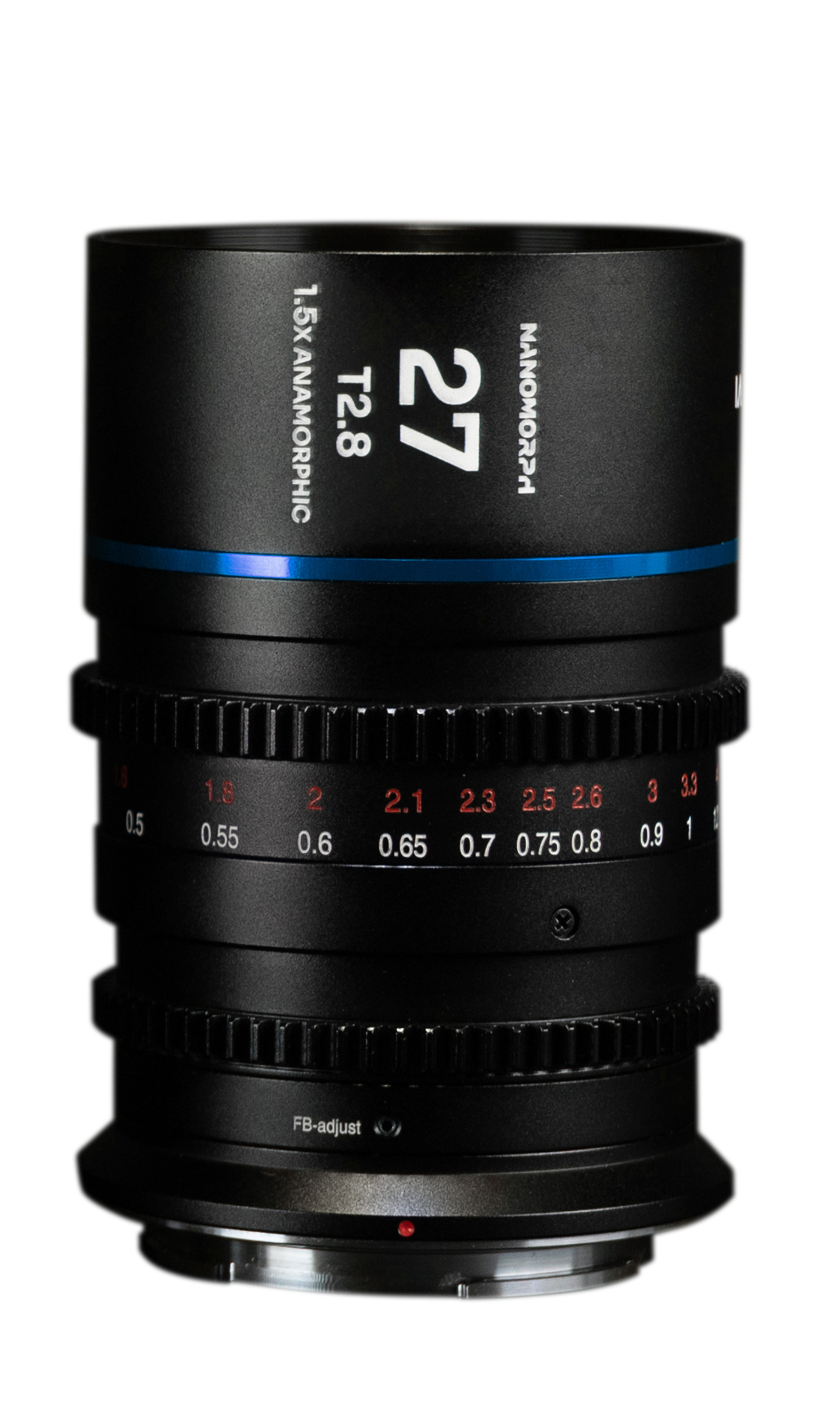 Laowa Nanomorph Anamorphic 27mm T2.8 1.5x S35 Lens (MFT Mount, Blue)