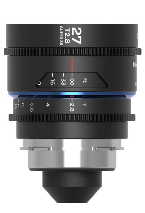 Laowa Nanomorph Anamorphic 27mm T2.8 1.5x S35 Lens (PL Default + EF Mount, Blue)