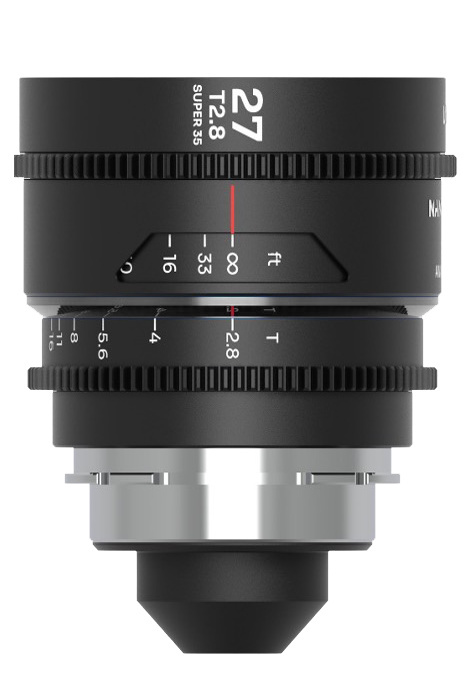 Laowa Nanomorph Anamorphic 27mm T2.8 1.5x S35 Lens (PL Default + EF Mount, Silver)