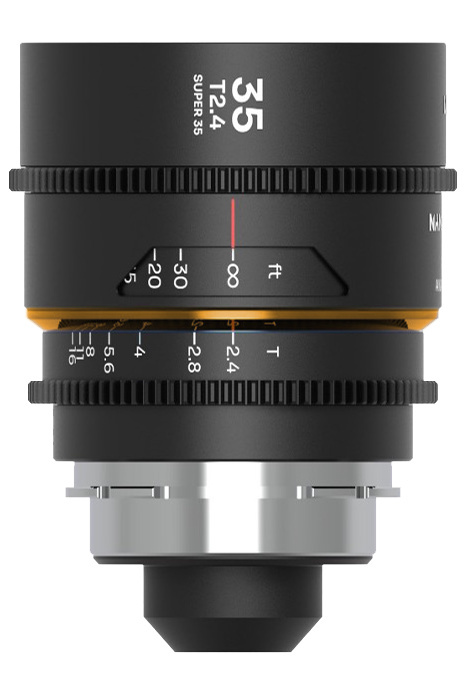 Laowa Nanomorph Anamorphic 35mm T2.4 1.5x S35 Lens (PL Default + EF Mount, Amber)
