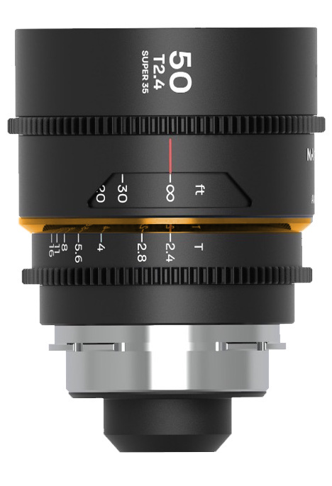 Laowa Nanomorph Anamorphic 50mm T2.4 1.5x S35 Lens (PL Default + EF Mount, Amber)