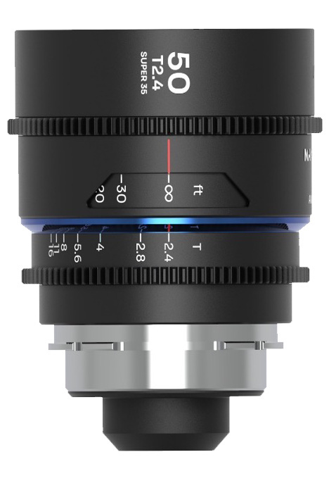 Laowa Nanomorph Anamorphic 50mm T2.4 1.5x S35 Lens (PL Default + EF Mount, Blue)