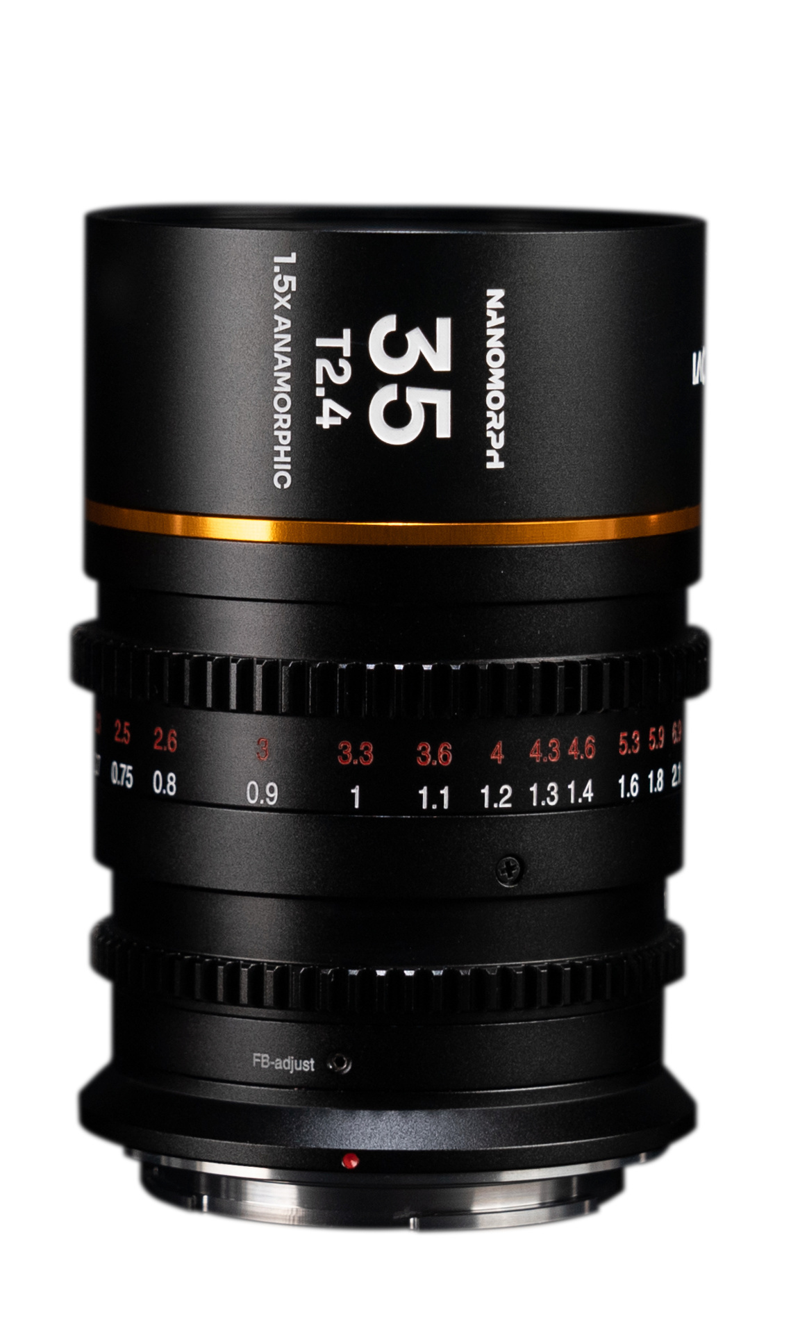 Laowa Nanomorph Anamorphic 35mm T2.4 1.5x S35 Lens (L Mount, Amber)