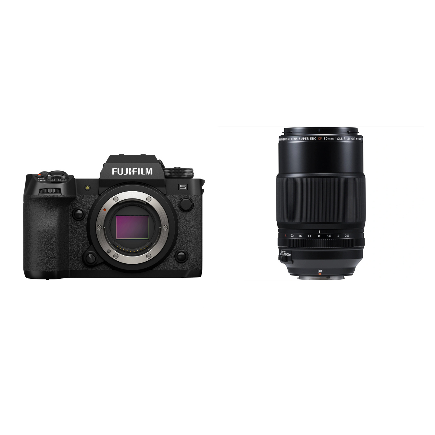 Fujifilm X-H2S Mirrorless Camera with XF 80mm Lens Kit