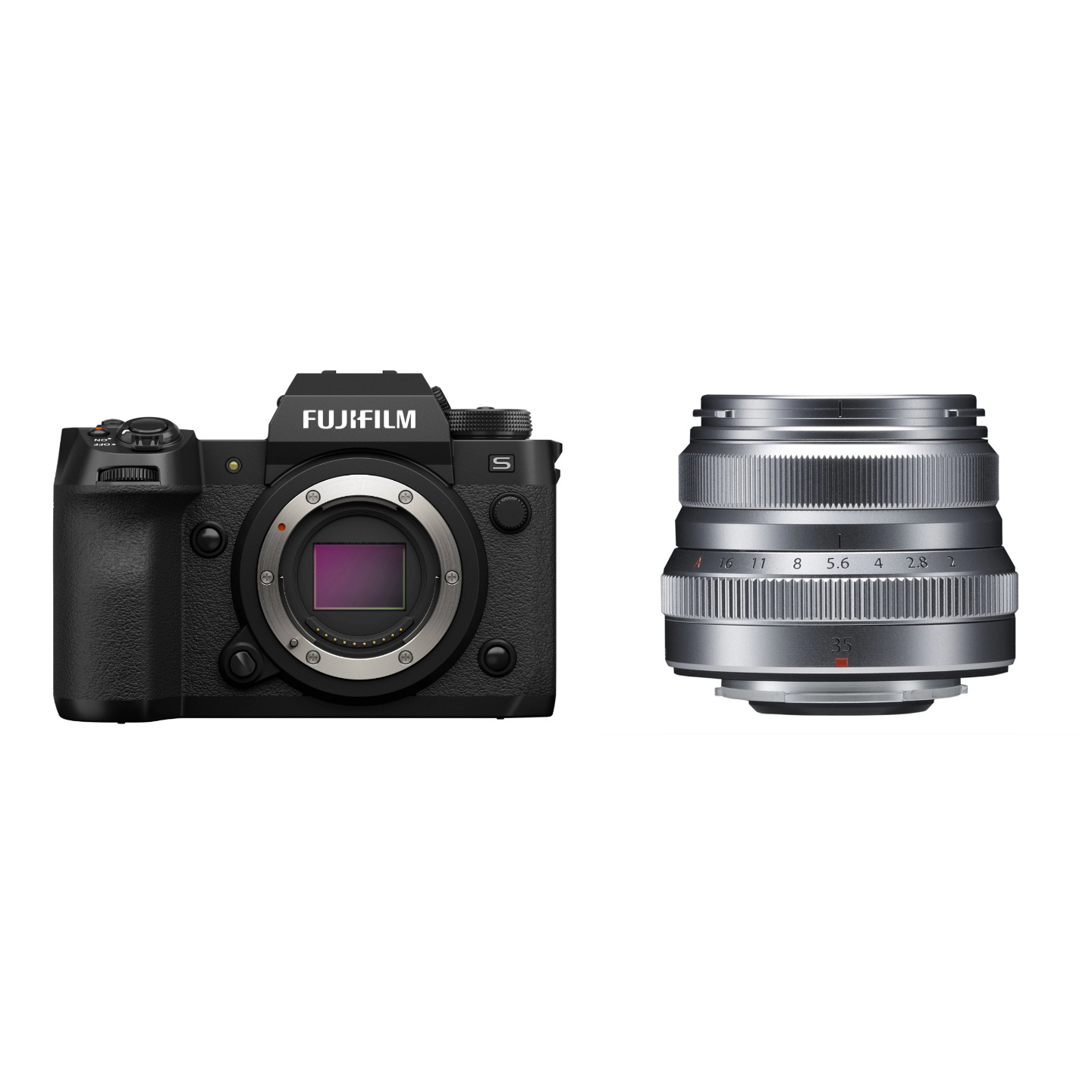 Fujifilm X-H2S Mirrorless Camera with XF 35mm Lens Kit (Silver)