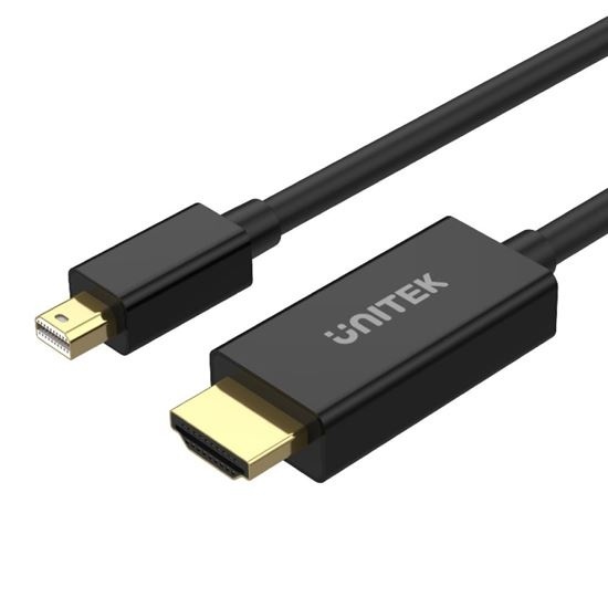 UNITEK Mini DisplayPort Male to to HDMI Male Adapter Cable (2m)