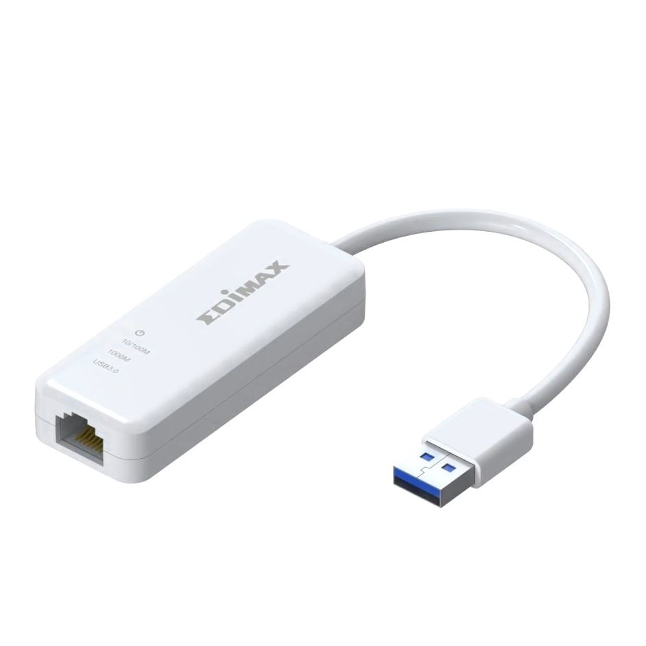 Edimax 2-in-1 USB 3.0 Multi-Port Ethernet Hub with USB-C Connector