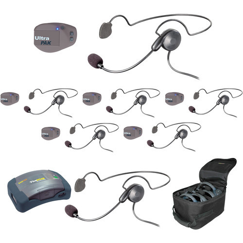 Eartec UPCYB7 UltraPAK 7-Person HUB Intercom System with Cyber Headset