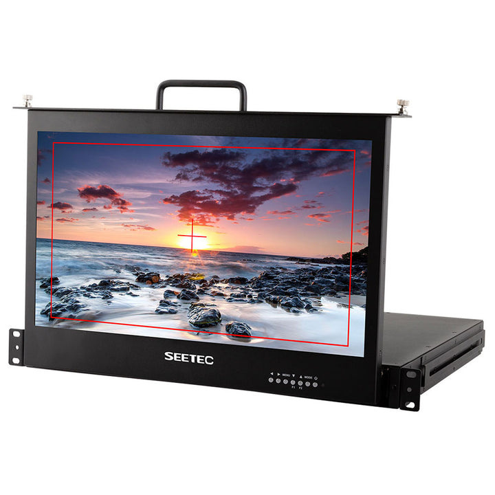 Seetec SC173-HD-56 17.3" Full HSD Pullout Rackmount Broadcast Monitor - HDMI SDI In/Out