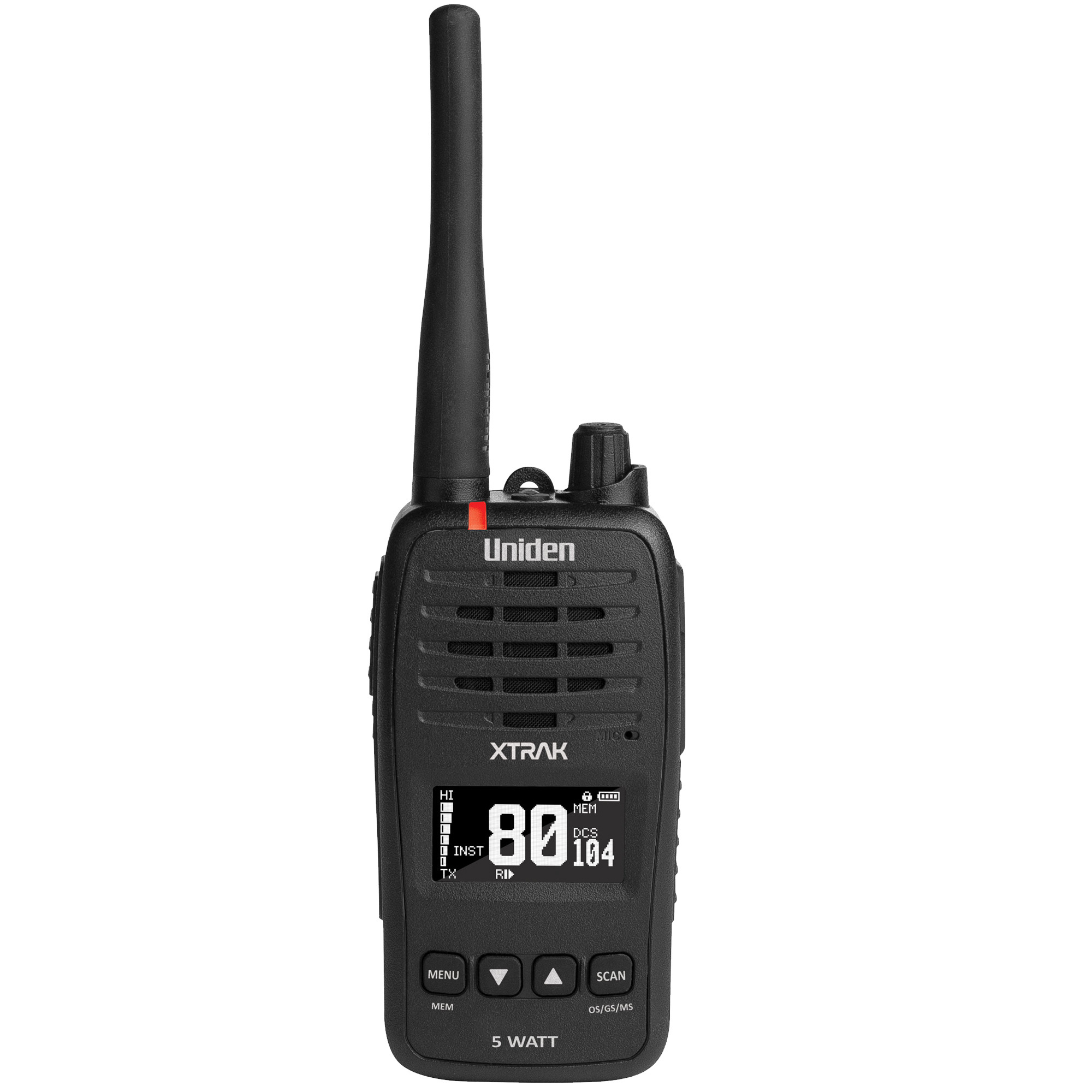 Uniden XTRAK 50 5 Watt Waterproof Smart UHF Handheld Radio