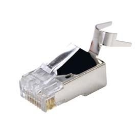 Dynamix RJ45 Cat6/6A 23AWG Solid Shielded Round Modular Plug (20pc)
