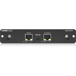 Klark Teknik DN32-DANTE 32x32-ch Dante Expansion Module