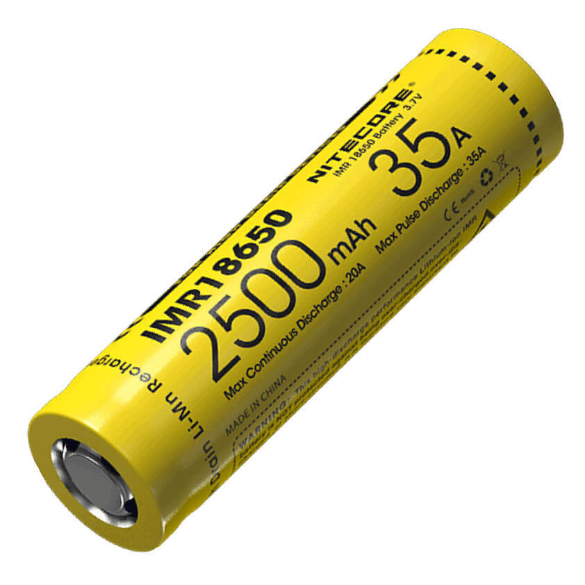 Nitecore IMR18650 2500mAh Battery - Twin Pack