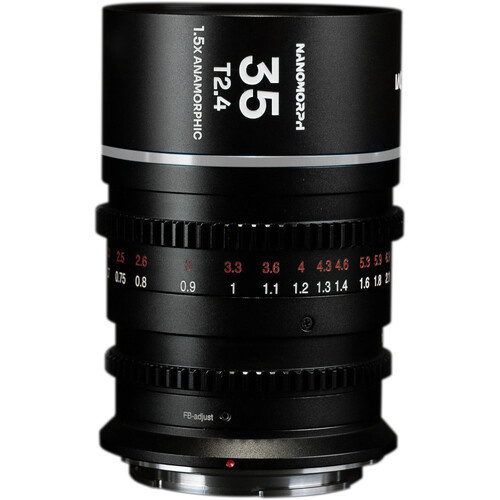 Laowa Nanomorph Anamorphic 35mm T2.4 1.5x S35 Lens (Z Mount, Silver)
