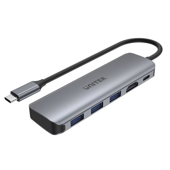 UNITEK 5-in-1 USB 3.1 Mulit-Port Hub with USB-C Connector