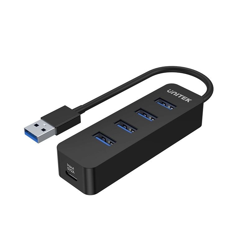 UNITEK USB 3.0 4-Port Hub with USB-A Connector Cable