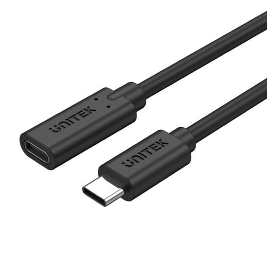 UNITEK 0.5m USB 3.1 USB-C Male to USB-C Female Extension Cable.