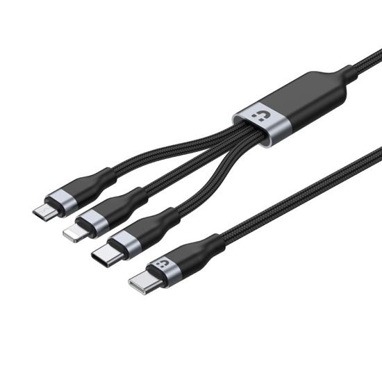 UNITEK 1.5m 20W 3in1 USB-C Data & Charge Cable