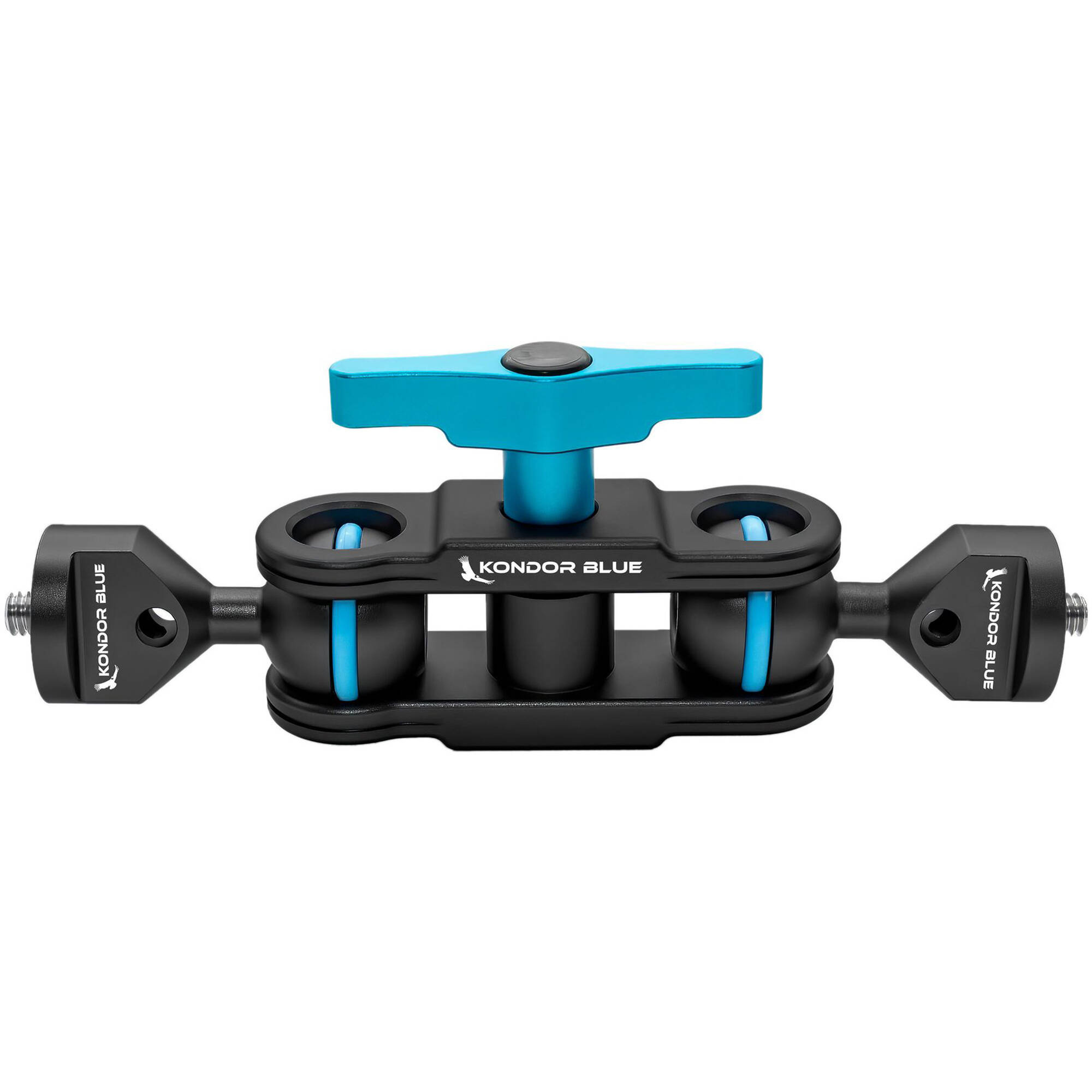 Kondor Blue 14cm Cine Magic Arm with Double Ball Heads (1/4"-20, Raven Black)