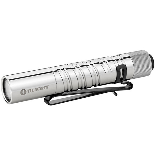 Olight i3T EOS LED Flashlight (Polished Stainless Steel)