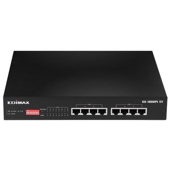 Edimax 8 Port Gigabit PoE+ Long Range Unmanaged Switch