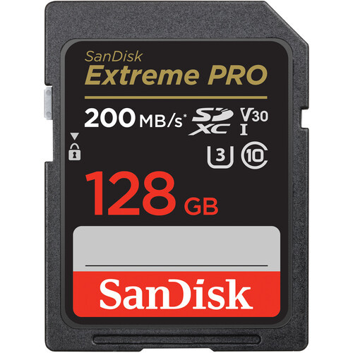 SanDisk Extreme PRO UHS-I SDXC Memory Card (128GB)