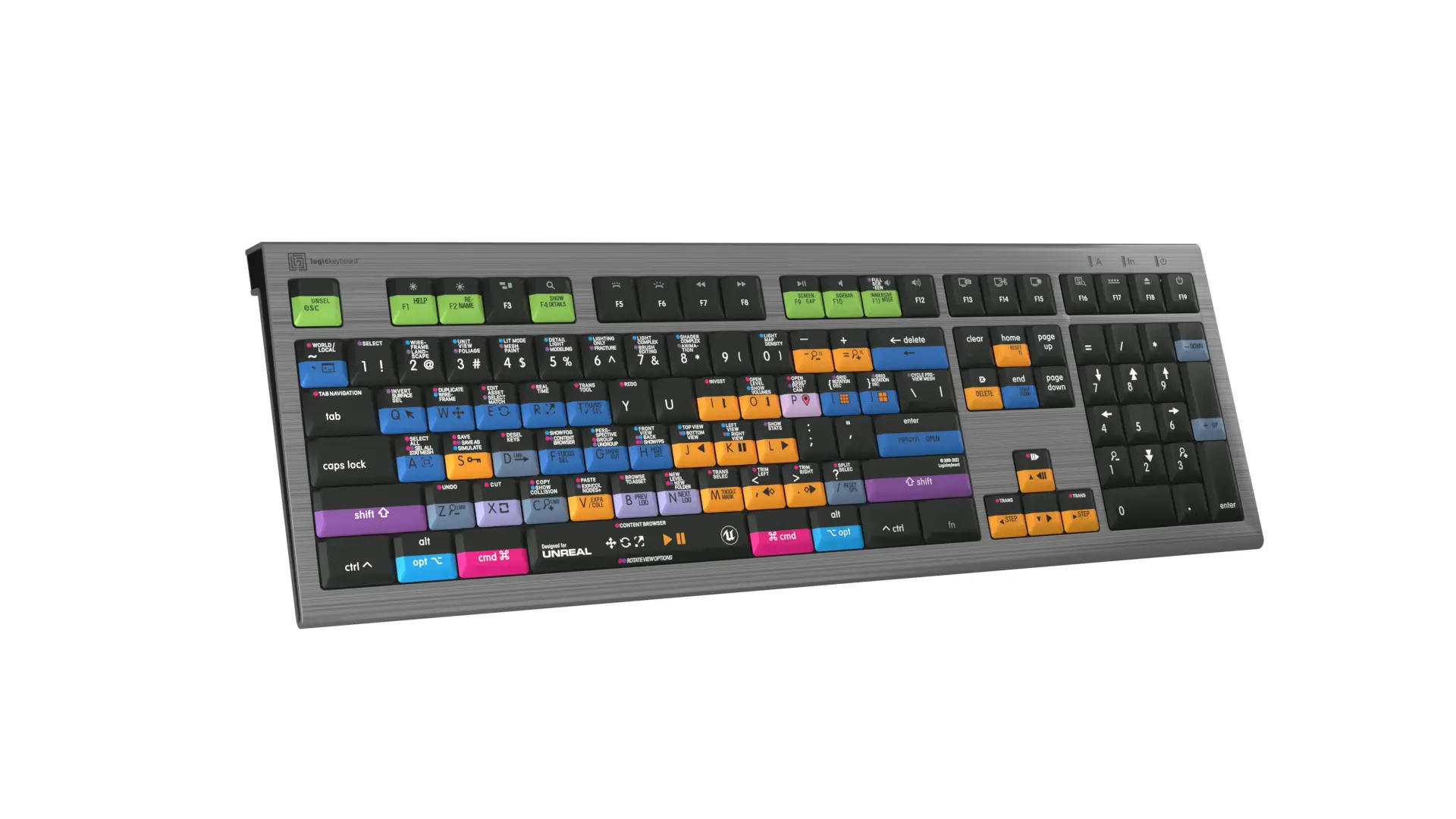 LogicKeyboard Unreal Engine 5 - Mac ASTRA 2 Backlit Keyboard - US English