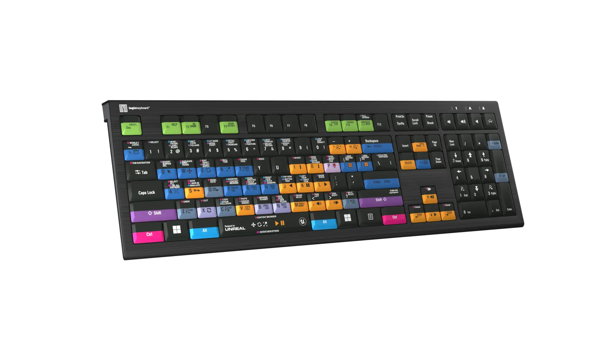 LogicKeyboard Unreal Engine 5 - PC ASTRA 2 Backlit Keyboard - US English
