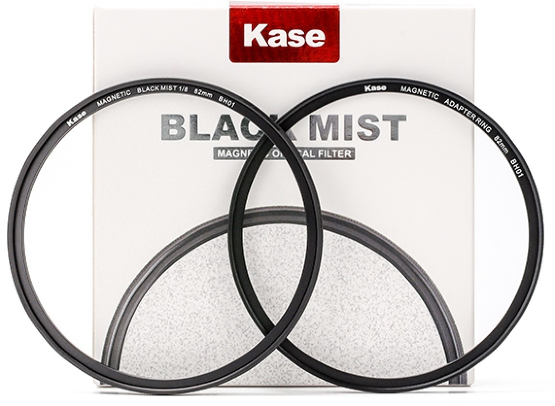 Kase Black Mist Magnetic Filter 1/8 with Magnetic Adapter Ring (82mm)