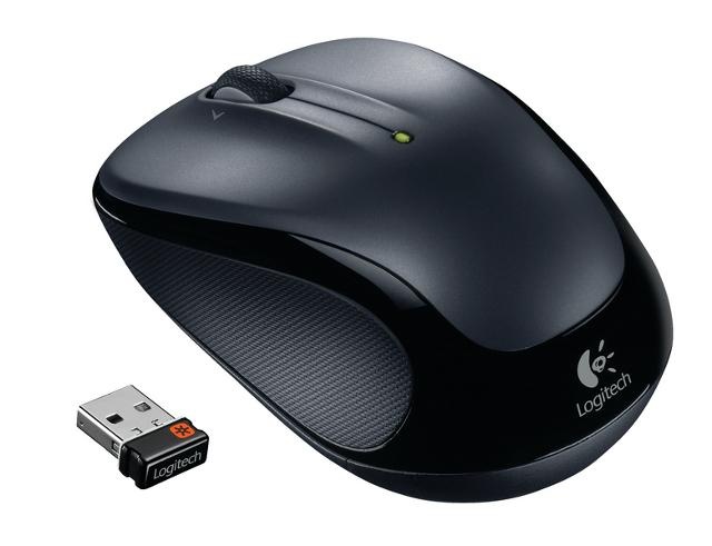 Logitech M325 Wireless Mouse (Dark Silver)