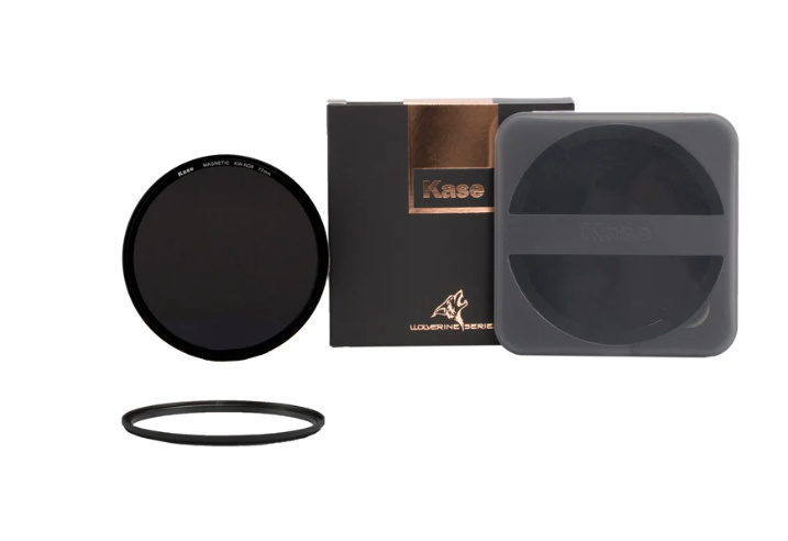 Kase Wolverine Magnetic Circular ND Filter with Magnetic Adapter Ring (77mm, ND32000)