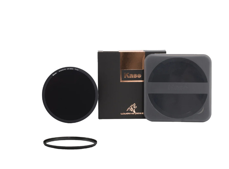 Kase Wolverine Magnetic Circular ND Filter with Magnetic Adapter Ring (95mm, ND64000)