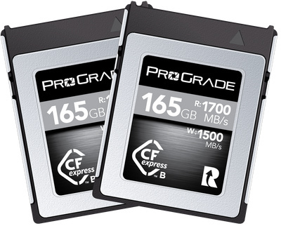 Prograde Digital CFExpress Type B Cobalt R1700MB/S W1500MB/S (2-Pack,165GB)