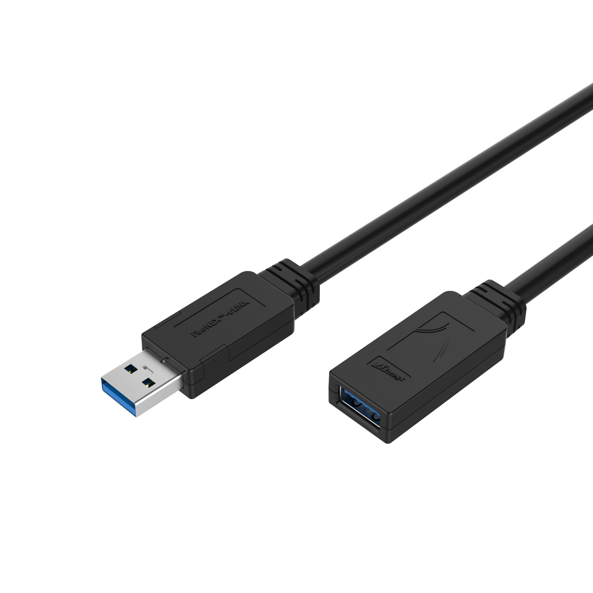 Newnex Firenex USB 3.0 Active Cable A/Male to A/Female w/ Slim Profile Repeater (5m)