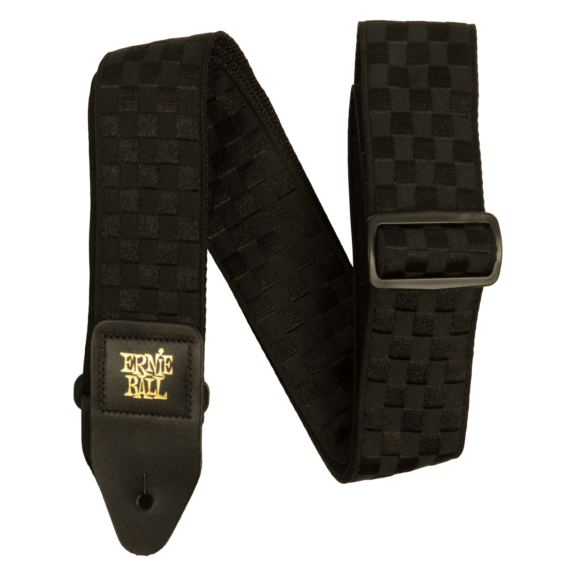 Ernie Ball Jacquard Strap - Black Checkers