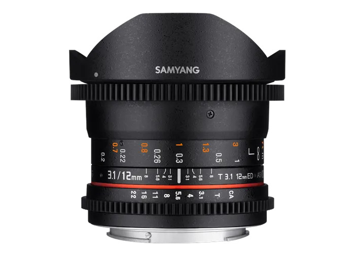 Samyang 12mm T3.1 VDSLR Fisheye Lens (Sony E)