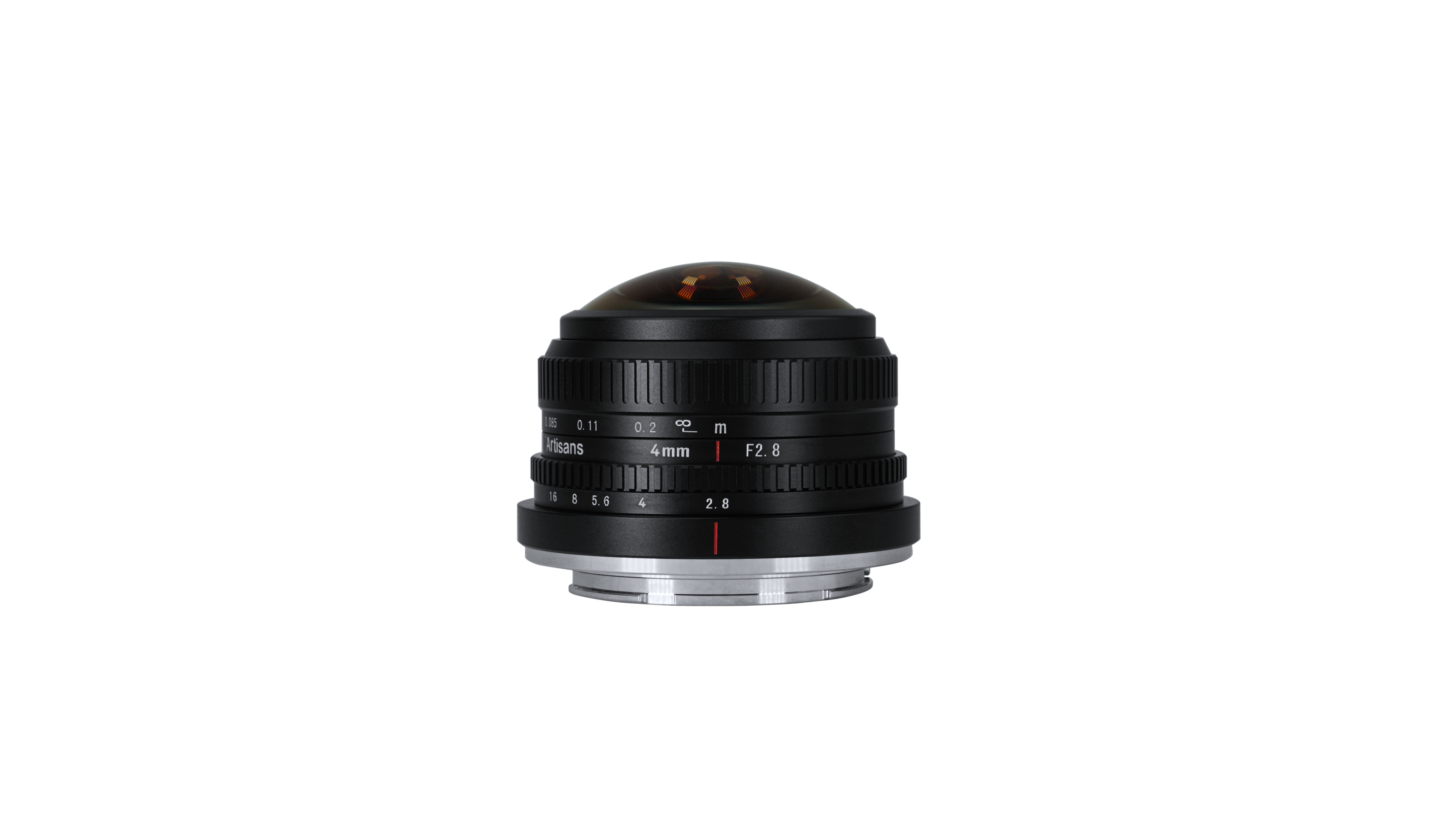7Artisans 4mm f/2.8 APS-C Lens (M43-Mount)