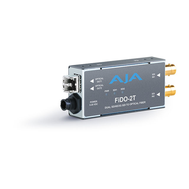 AJA openGear 2-Channel 3G-SDI to Multi-Mode LC Fiber Transmitter