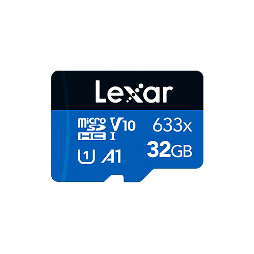 Lexar 32GB High-Performance 633x microSDHC/microSDXC UHS-I Cards BLUE Series