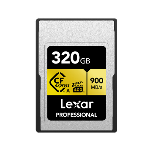 Lexar 320GB Professional CFexpress Type A Card GOLD Series with Reader