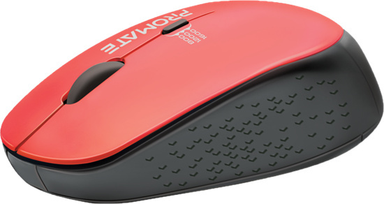 Promate Tracker Ergonomic Wireless Mouse (Red)