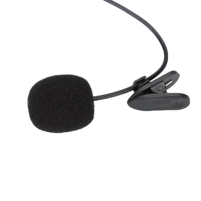 iPhone Clip-On Lapel Lavalier Condenser Microphone (Cardioid)