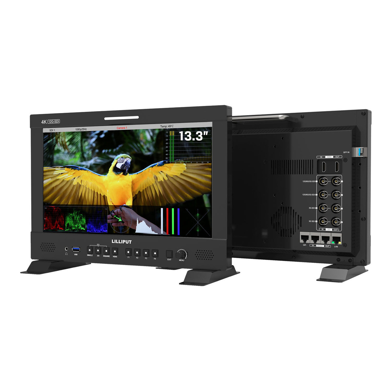 Lilliput Q13 13.3" 12G-SDI Studio / Broadcast Monitor
